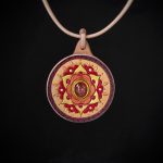 گردنبند حلقه ای دوتایی