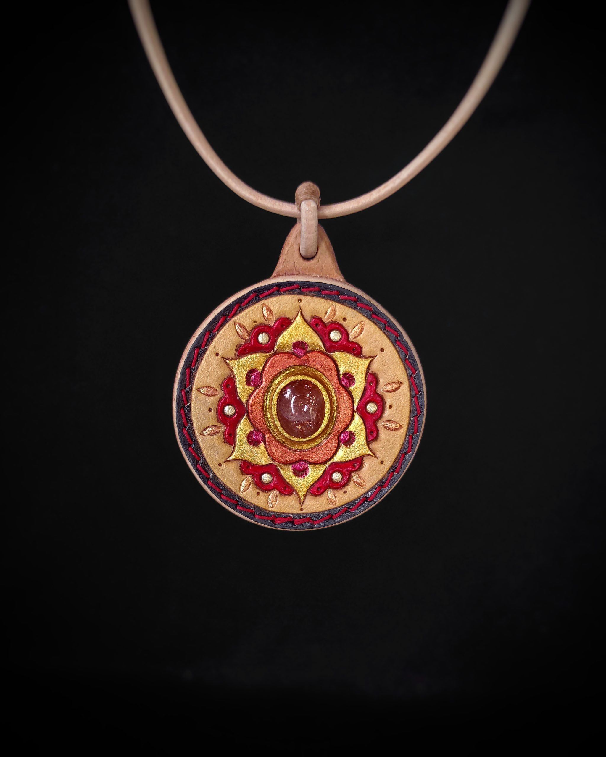 گردنبند حلقه ای دوتایی