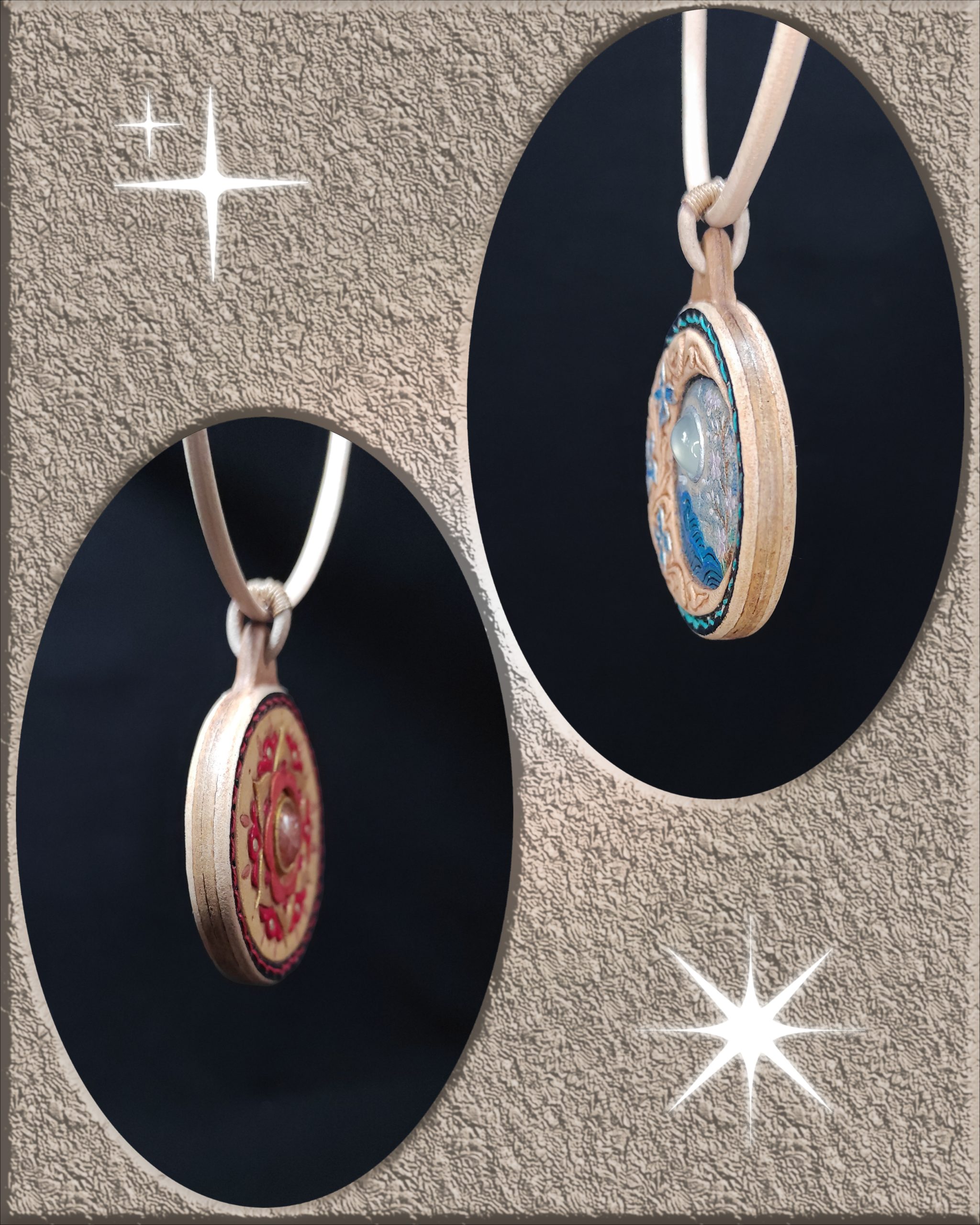 گردنبند حلقه ای دوتایی - Image 4